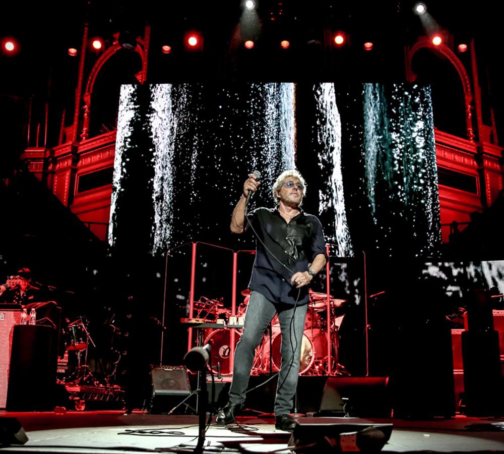 The Who on stage at RAH