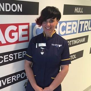 Beth McCann, a Teenage Cancer Trust Clinical Nurse Specialist at University College Hospital London