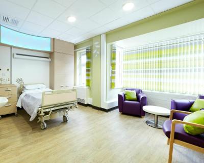 A treatment room at Nottingham City Hospital unit