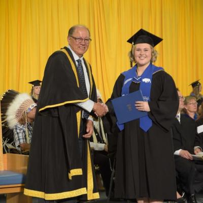 Erin Turner graduating before her diagnosis