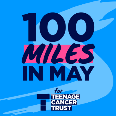 100 Miles in May challenge logo