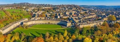 View of Bath from above