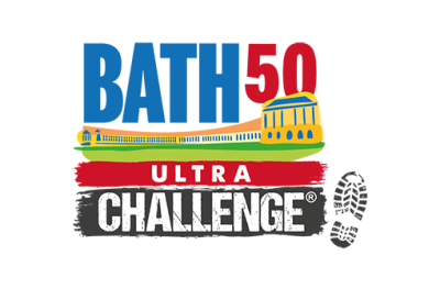 Bath 50 Ultra Challenge logo with footprint