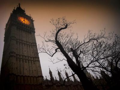 Big Ben looking spooky