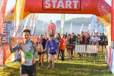 Participants set off from the start line